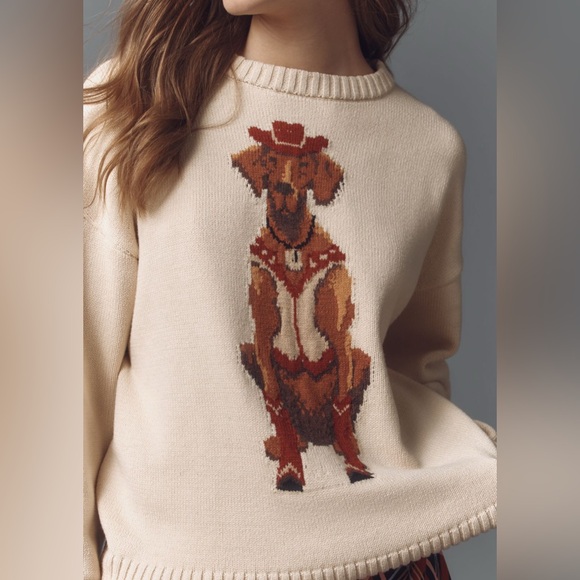 Porridge Jolene Pullover Sweater “Western Dog” - Picture 4 of 4